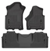 Husky Liners 19-21 RAM 2500/3500 Mega Cab Weatherbeater Front and 2nd Seat Floor Liners - Black - 94131