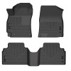 Husky Liners 21-23 Hyundai Elantra WeatherBeater Front & 2nd Seat Floor Liners - Black - 95861