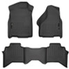 Husky Liners 03-08 Dodge Ram 1500/2500/3500 Quad Cab WeatherBeater Combo Black Floor Liners - 98031