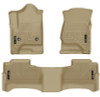 Husky Liners 14 Chevrolet Silverado/GMC Sierra WeatherBeater Tan Front & 2nd Seat Floor Liners - 98233