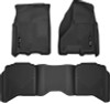 Husky Liners 2012 Dodge Ram 1500/2500 Crew Cab WeatherBeater Combo Black Floor Liners - 99001