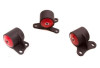 Innovative 94-01 Integra B-Series Black Steel Mounts 85A Bushings (Auto Trans) - 40156-85A