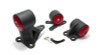 Innovative 92-95 Civic B/D Series Black Steel Mounts 60A Bushings (Auto to Manual Cable 2 Bolt) - 49552-60A