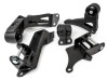 Innovative 90-93 Integra K-Series Black Steel Mounts 95A Bushings (Not K24 Trans) - 99350-95A