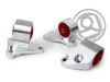 Innovative 92-93 Integra (Non GSR) B-Series Silver Aluminum Mounts 75A Bushings - B19351-75A