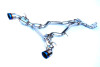 Invidia 2019+ Toyota Supra Dual N1 w/ Valve Rolled Titanium Tip Cat-back Exhaust - HS19TSP4VGD1RT Photo - Close Up