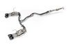 Invidia 2022+ Subaru WRX Gemini Single Layer Quad Black Tip Cat-Back Exhaust - HS22WRXGM4SB