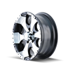 ION Type 136 15x6 / 6x139.7 BP / 0mm Offset / 108mm Hub Black/Machined Wheel - 136-5683BX Photo - Primary