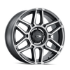 ION Type 146 20x9 / 6x139.7 BP / 0mm Offset / 106mm Hub Matte Black W/Machined Dart Tint Wheel - 146-2983TM