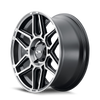ION Type 146 20x9 / 6x139.7 BP / 18mm Offset / 106mm Hub Matte Black W/Machined Dart Tint Wheel - 146-2983TM18