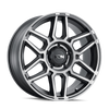 ION Type 146 17x9 / 8x170 BP / 0mm Offset / 125.2mm Hub Matte Black W/Machined Dart Tint Wheel - 146-7970TM