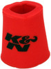 K&N Airforce Pre-Cleaner Round Tapered Red Air Filter Foam Wrap 6in Base ID x 5in Top ID x 9in H - 25-0810