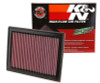 K&N 08 Nissan Sentra 2.5L Drop In Air Filter - 33-2409