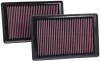 K&N Replacement Air Filter 10-12 Jaguar XK/XKR 5.0L V8 - 33-2445