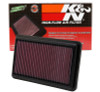 K&N Replacement Air Filter 10.188in O/S Length x 6.375in O/S Width x 1.063in H for 12 Honda Civic Si - 33-2473