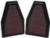 K&N Replacement Air Filter 12-13 Porsche 911 3.4L / 12 911 3.8L / 13 911 3.6L / 13 911 Carrera 3.8L - 33-2484