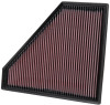 K&N Replacement Panel Air Filter 12.313in OS L x 10.313in OS W x 1.188in H for 13-14 Cadillac ATS - 33-2496