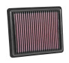 K&N Replacement Air Filter FORD FIESTA ST150, 2.0L, 16V - 33-2880