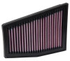 K&N Replacement Air Filter for 13-15 Audi RS5 V8 4.2L - Left - 33-3031