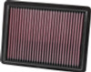 K&N 2016 Honda Avancier L4-2.0L F/I Replacement Drop In Air Filter - 33-3096