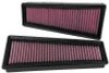 K&N 17-20 Mercedes Benz E63 V8-4.0L F/I Replacement Drop In Air Filter - 33-3140