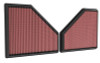 K&N 20-22 BMW M3 L6 3.0L F/I Replacement Air Filter - 33-3171
