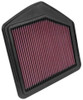 K&N Replacement Panel Air Filter for 2015 Hyundai Genesis Sedan 5.0L V8 (Right) - 33-5020