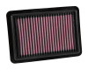 K&N Replacement Panel Air Filter for 2015 Honda Fit 1.5L L4 - 33-5027