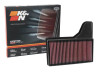 K&N Replacement Panel Air Filter for 2015 Ford Mustang 2.3L L4/3.7L V6/5.0L V8 - 33-5029