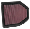 K&N 16-17 Acura ILX L4-2.4L F/I Replacement Drop In Air Filter - 33-5035