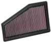 K&N 2019 Jeep Cherokee L4-2.4L V6-3.2L F/I Replacement Drop In Air Filter - 33-5089