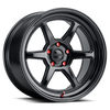 Kansei K14B Roku 18x9.5in / 5x112 BP / 38mm Offset / 66.56mm Bore - Gloss Black Wheel - K14B-189517+38