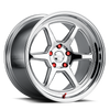 Kansei K14X Roku 18x9.5in / 5x120 BP / 38mm Offset / 72.56mm Bore - Chrome Wheel - K14X-189518+38