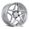 Kansei K15H Astro 18x9.5in / 5x100 BP / 22mm Offset / 73.1mm Bore - Hyper Silver Wheel - K15H-189516+22