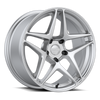 Kansei K15H Astro 18x9.5in / 5x100 BP / 35mm Offset / 73.1mm Bore - Hyper Silver Wheel - K15H-189516+35