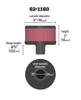 K&N Filter 3/4in Vent 3in Diameter 2in Height - 62-1160