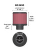 K&N 1 inch ID 3 inch OD 2.375 inch H Rubber Base Crankcase Vent Filter - 62-1410