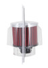K&N Rubber Base Chrome Top Push-In Crankcase Vent Filter 3in OD x 2-1/2in H. - 62-1490