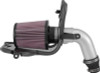 K&N 17-18 Chevy Cruze 1.4L Turbo Silver Typhoon Short Ram Intake - 69-4537TS
