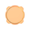 KC HiLiTES 6in. Hard Shield/Cover for Gravity Pro6 LED Lights (Single) - Amber - 5112
