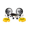 KC HiLiTES 6in. Daylighter Gravity G6 LED Lights 20w Spot Beam (Pair Pack System) - Black SS - 651