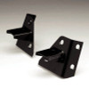 KC HiLiTES 86-95 Jeep YJ Windshield Hinge Light Mount Bracket Set (Pair) - Black - 7321