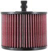 K&N washable, reusable High-Flow Air Filter. - E-2022