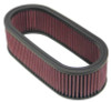 K&N Universal Oval Air Filter 12in Length x 5-1/4in Width x 3-1/4in Height - E-3671