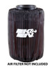 K&N Air Filter Wrap Drycharger - Round Straight - Black for Polaris Ranger - PL-8007DK