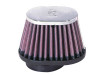 K&N Filter Universal Clamp-On Filter 2in Flange / 2-23/32in Base / 3in x 2in Top / 2-3/4in Height - RC-1820