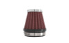 K&N Universal Chrome Filter 2.125 in Flange ID / 3in Base OD / 2in Top OD / 2.75in Height - RC-2340