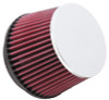 K&N Universal Chrome Filter 100MM Flange ID / 138MM Base OD / 114MM Top OD / 92MM Height - RC-5057