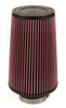 K&N Universal Rubber Filter 3inch FLG / 6inch OD-B / 4-5/8inch OD-T / 9inch L - RE-0810