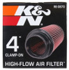 K&N Universal Rubber Filter 4inch FLG / 6inch OD-B / 4-5/8inch OD-T / 9inch H - RE-0870